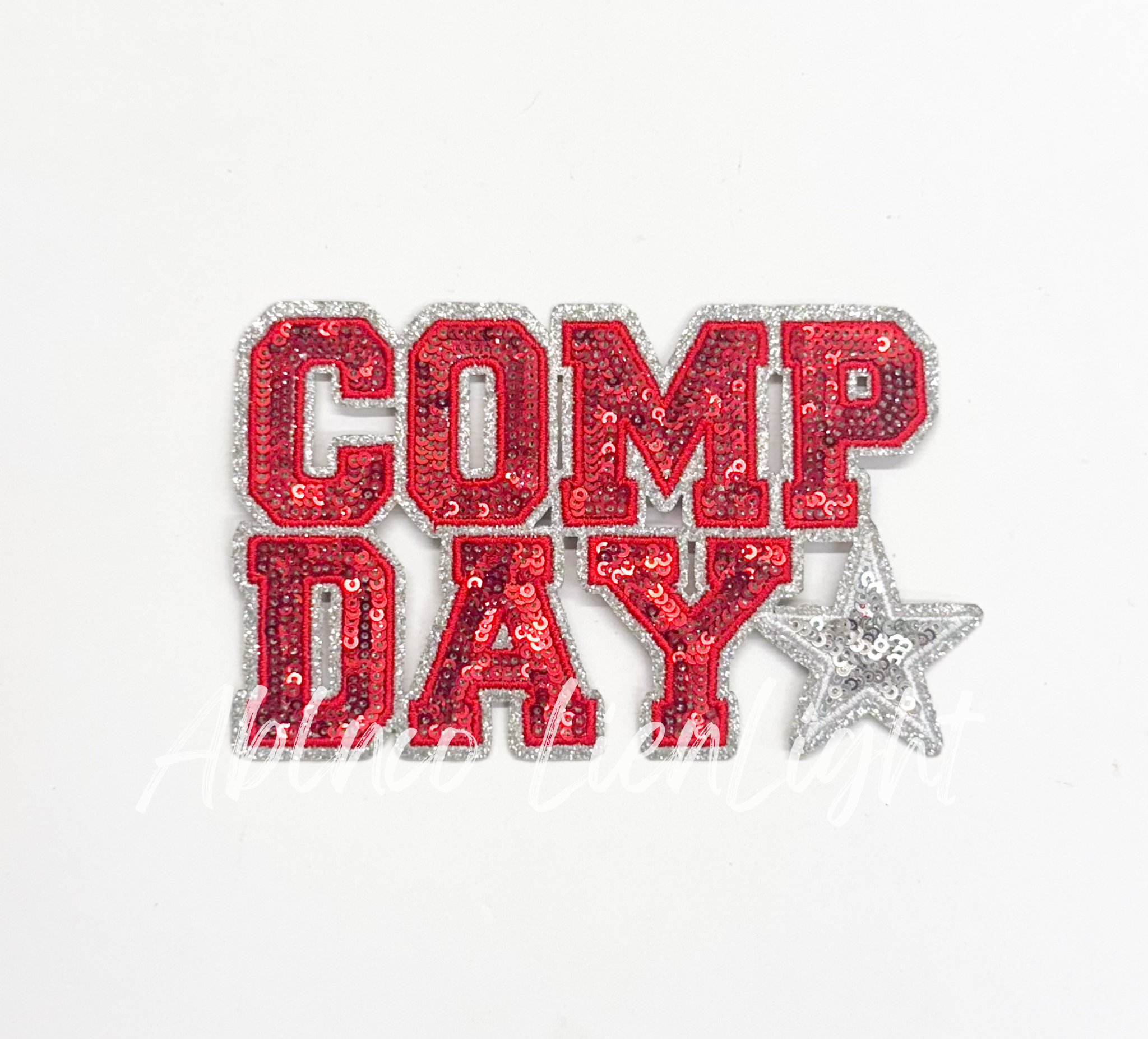 Comp Day Star Sequin Patch - Small