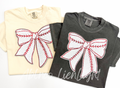 Baseball Bow Patch Sequin Shirt