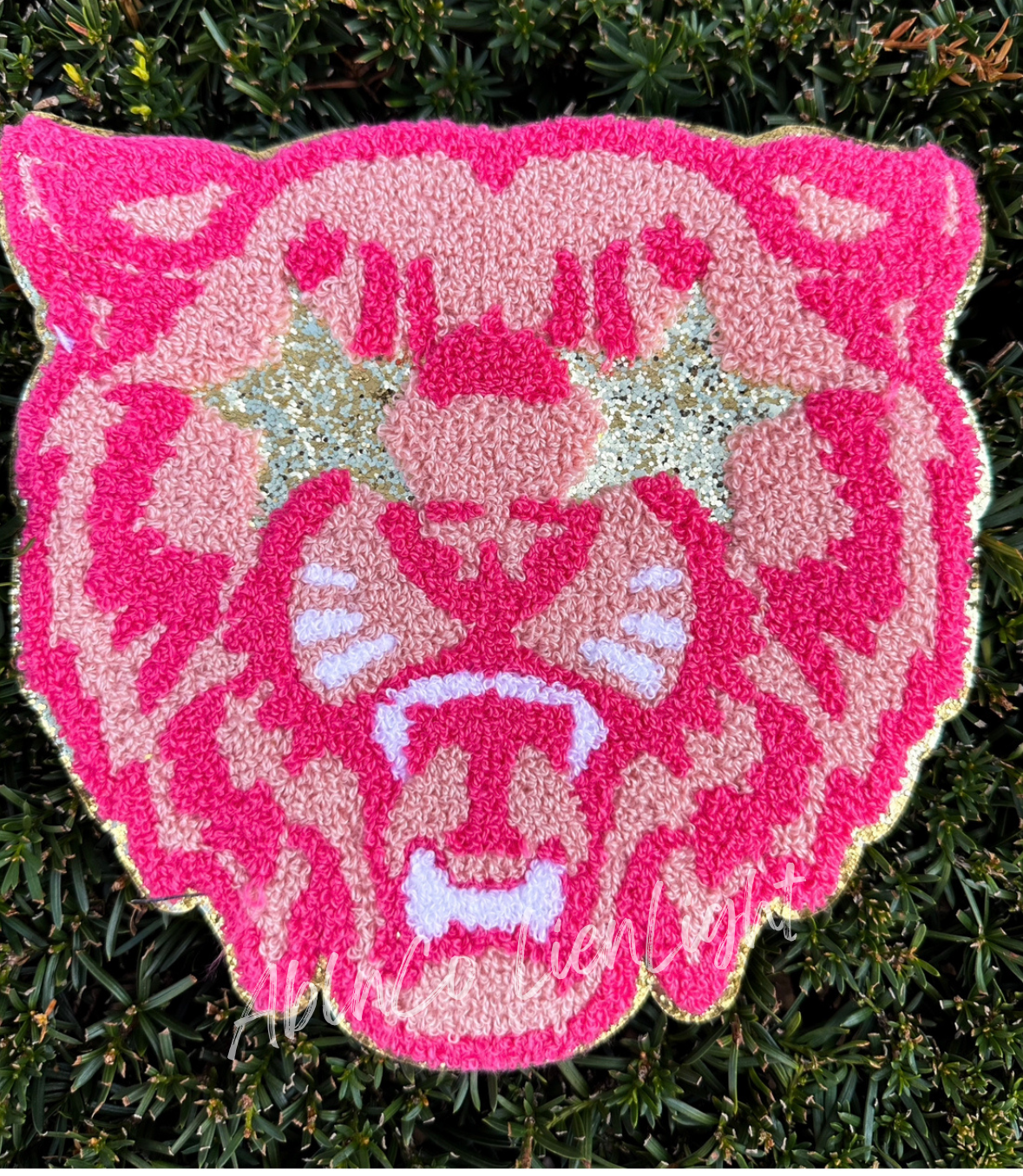 PREPPY PINK MASCOT™ Chenille Patch Only - DIY Craft