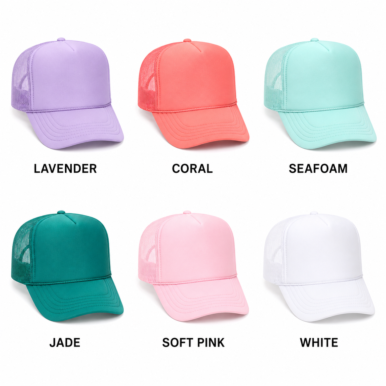 Colorful Fish Trio Summer Embroidery Patch Otto Trucker Hat