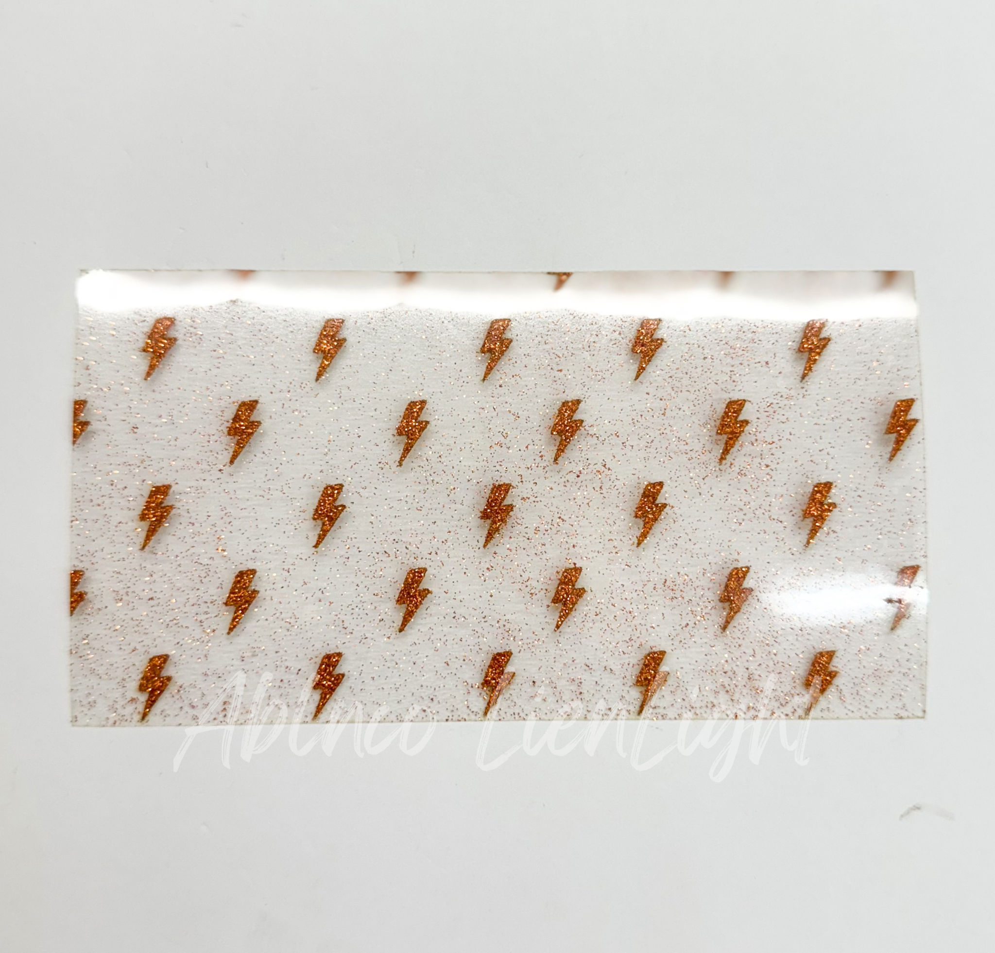 Lightning Bolts HTV Glitter Trucker Hat Background Transfer