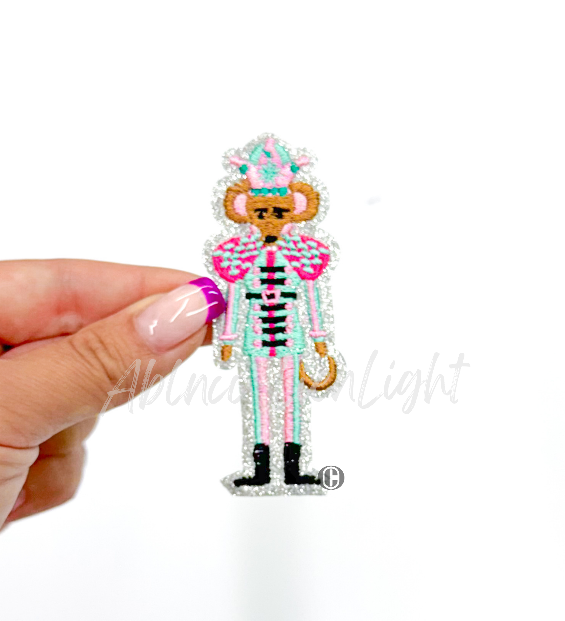 Ballet Nutcracker Trio Christmas Sequin Patch - Small