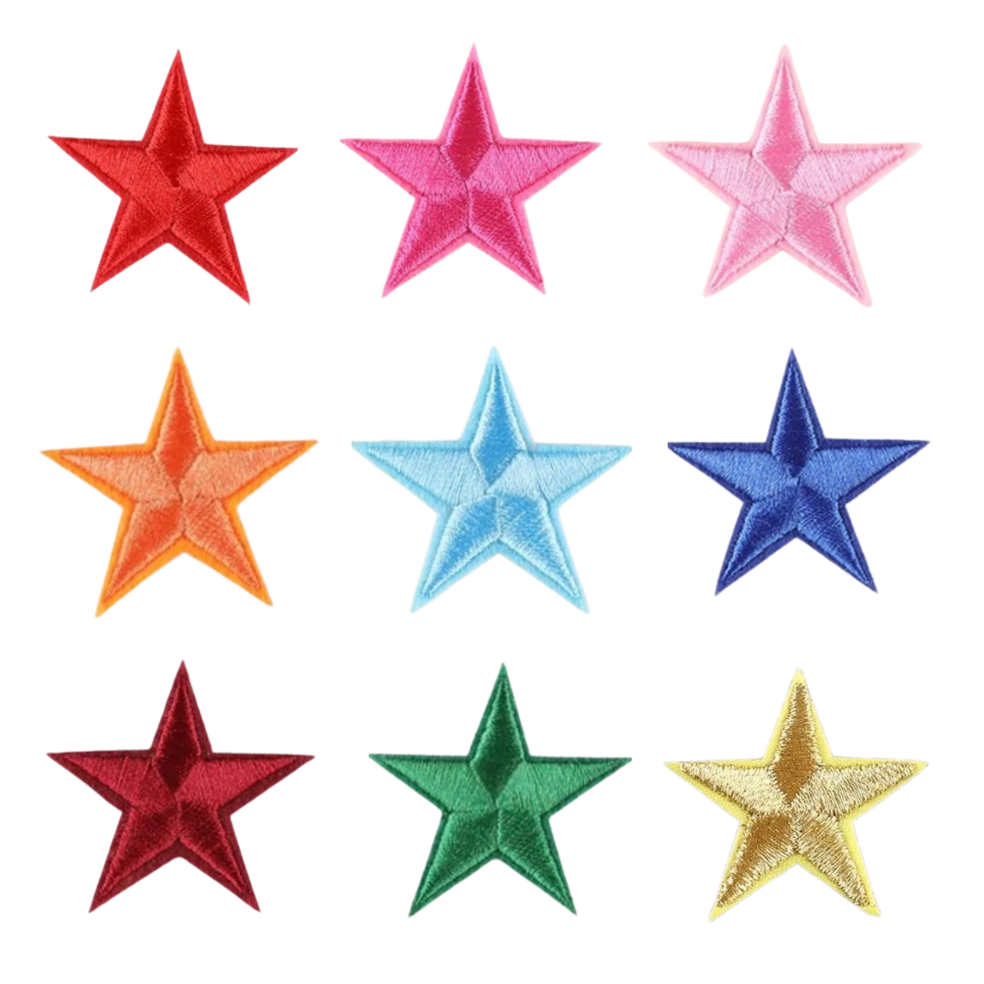1” Star Embroidery Patch