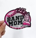 Band Mom Glitter Embroidery Patch
