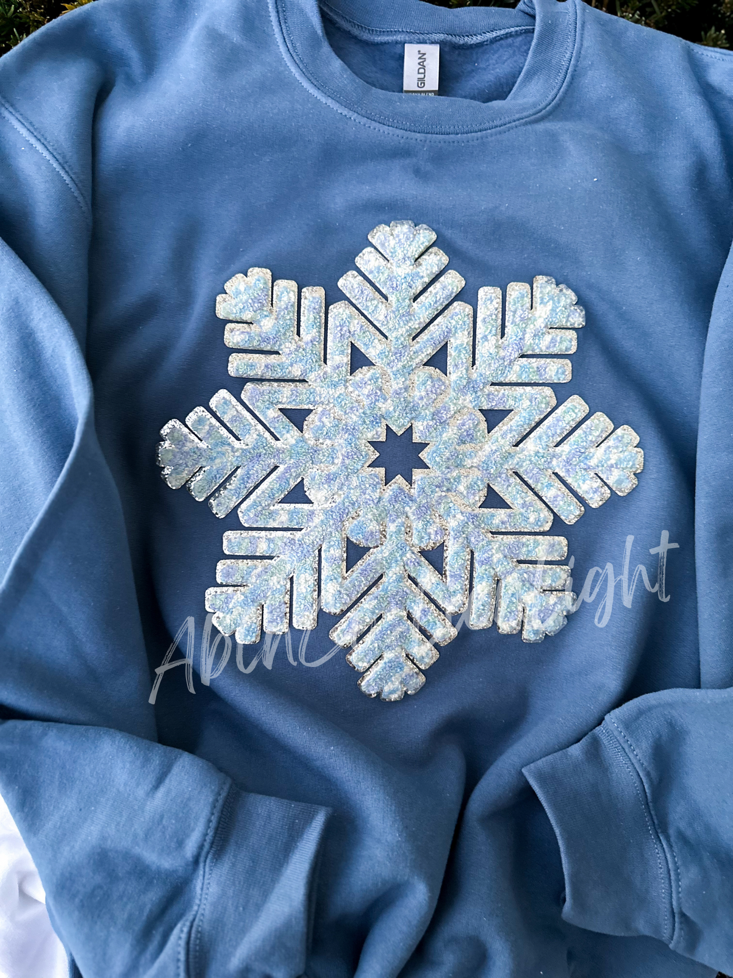 Blue Snowflake Patch