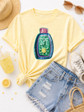 SPF Summer Sequin Patch Tshirt