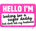 Hello I’m looking for a sugar daddy glitter sequins patch