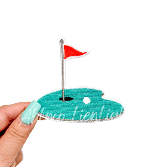 Golf Embroidery Patch