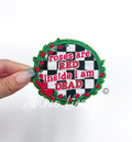 Roses are Red inside im Dead Glitter Embroidery Valentines Day Patch