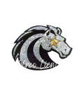Mustang Horse Mascot Gameday Sequin Patch