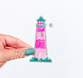 Light House Pink Sequin Patch