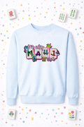 In My Mahjong Era Sequin Patch Sweatshirt