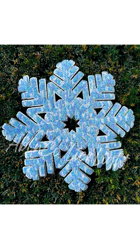 Blue Snowflake Patch