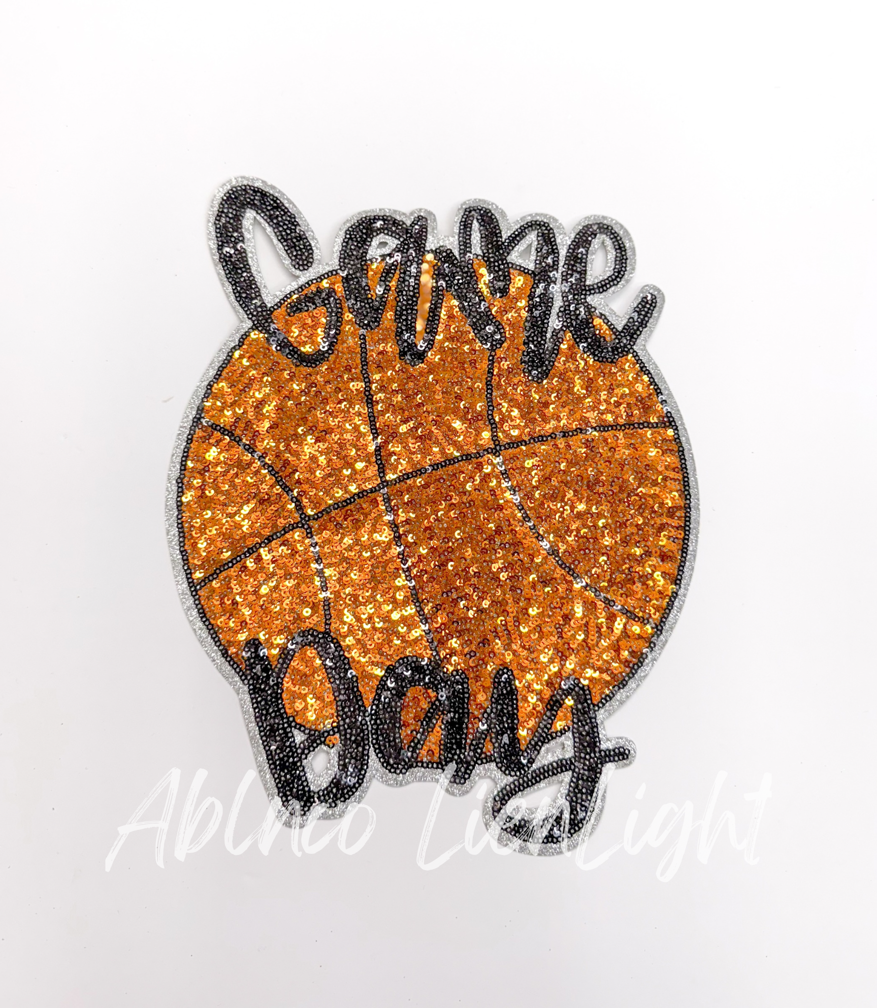 Basketball Game Day Sequin Patch - Large