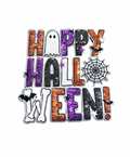 Happy Halloween Sequin Patch - Large