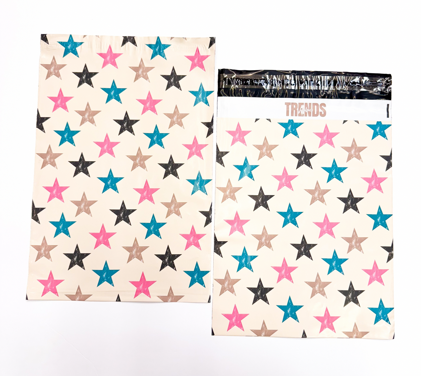 Retro Preppy Stars Poly Mailers