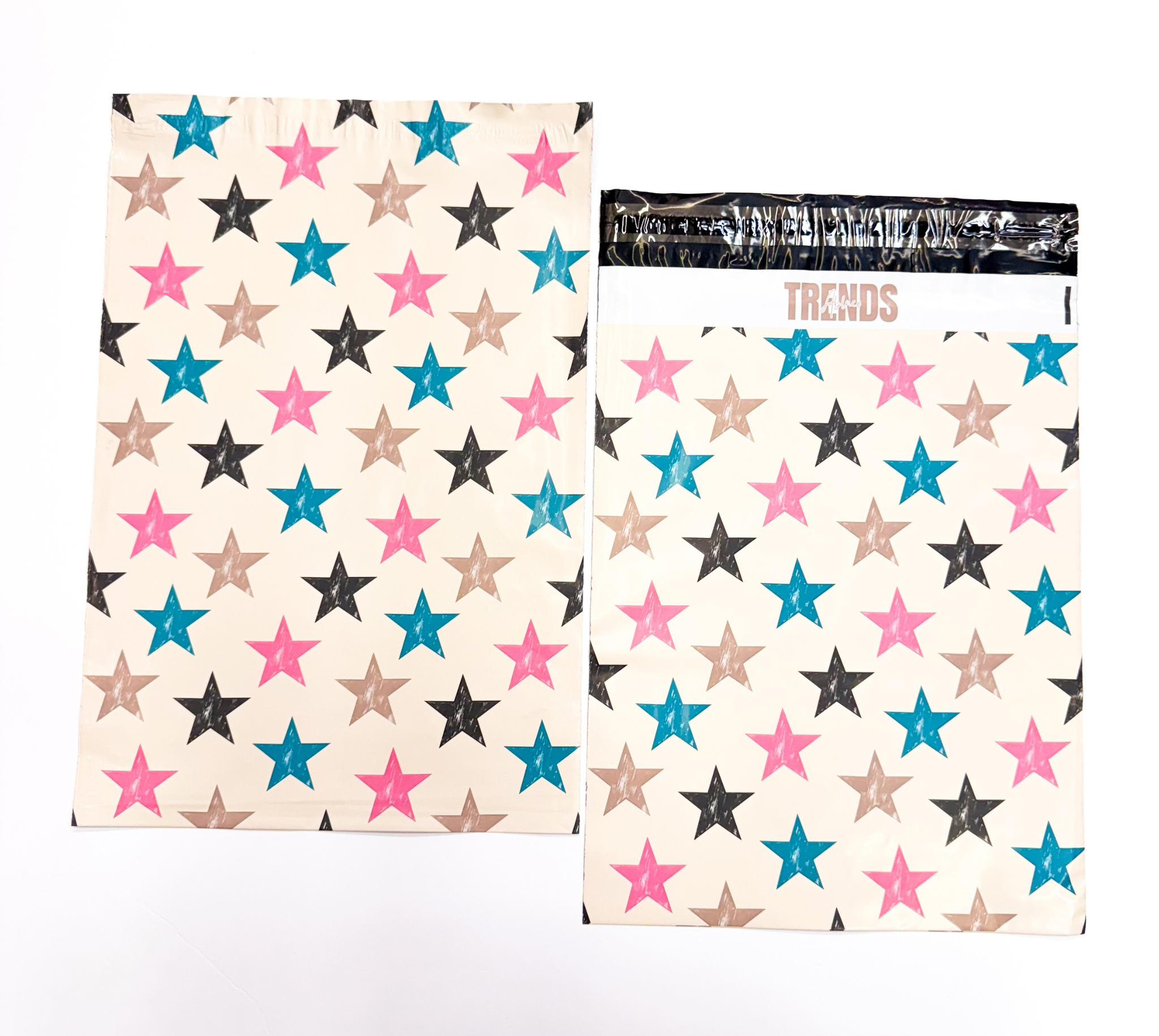 Retro Preppy Stars Poly Mailers