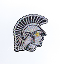 Trojan Spartan Mascot Gameday Sequin Patch