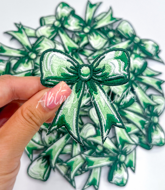 Green Bow Patch