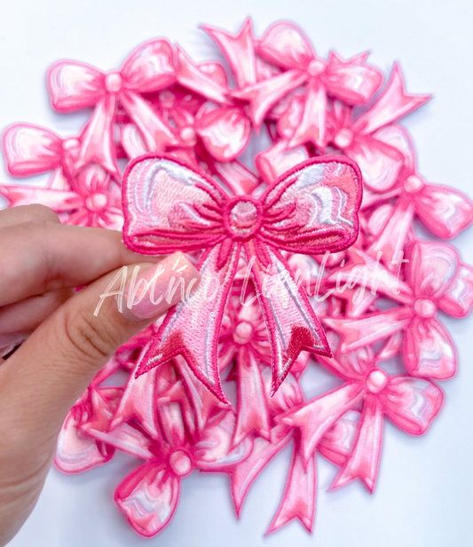 Pink Bow Patch