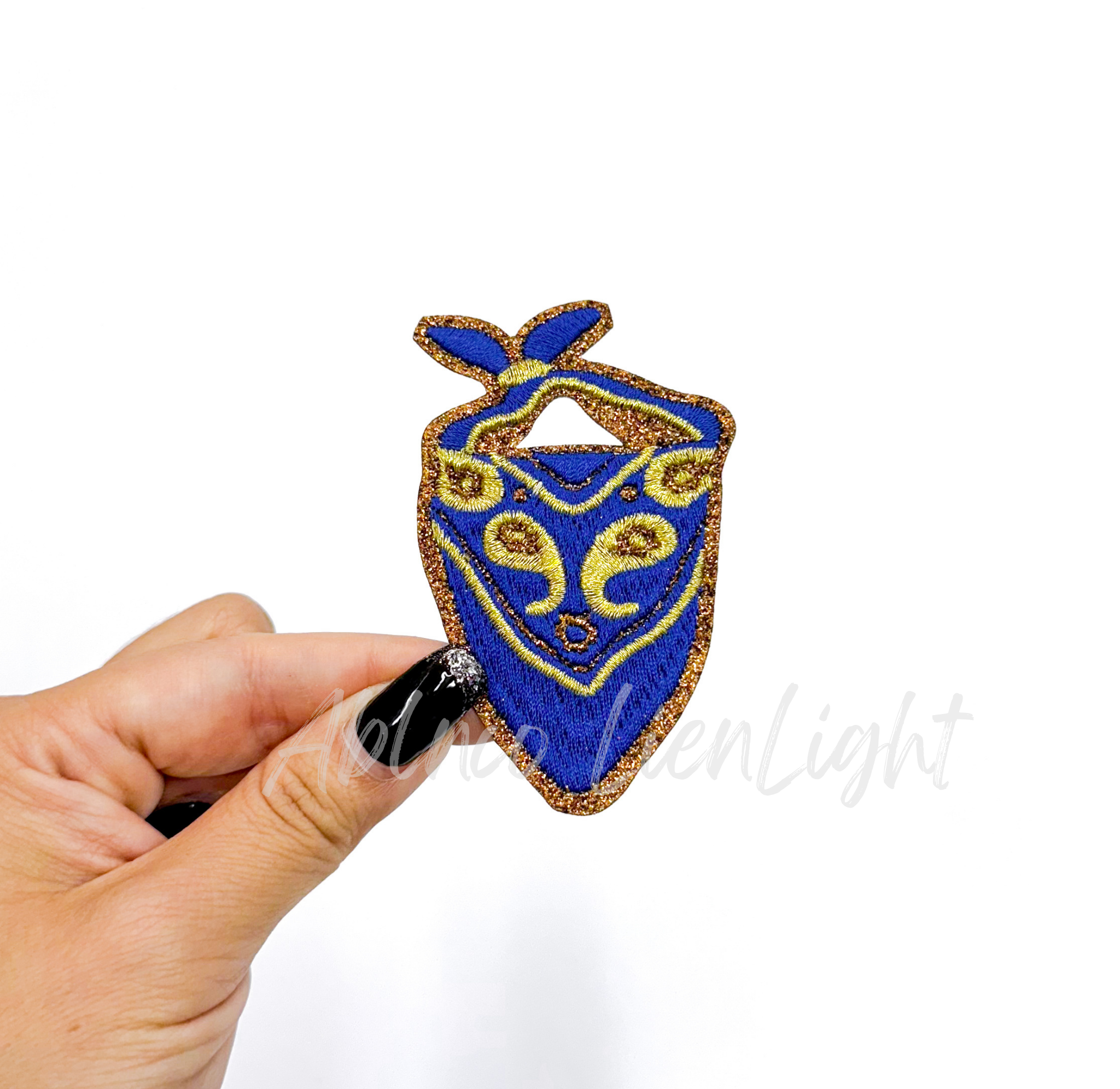 Royal Bandana Glitter Embroidery Patch