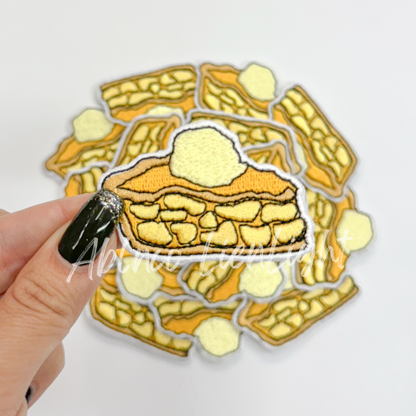 Apple Pie Embroidery Patch