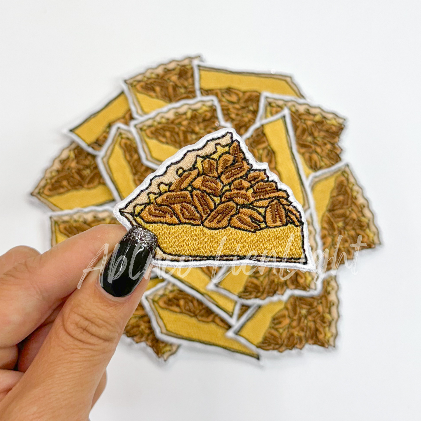 Pecan Pie Embroidery Patch