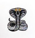 Cobra Snake Mascot Gameday Sequin Patch