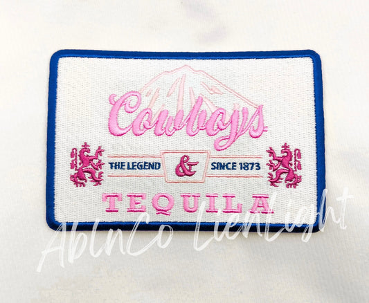 Cowboys & Tequila Embroidery Patch