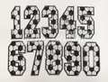 Soccer Numbers Sequin Patch - Large