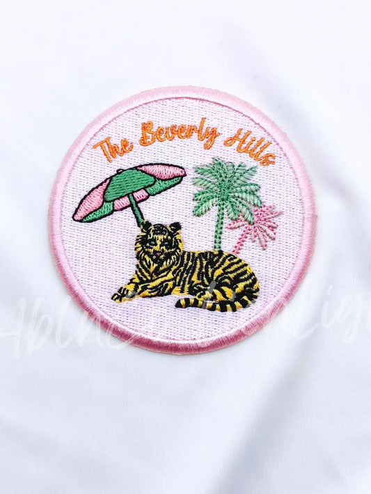 Beverly Hills Tiger Embroidery Patch