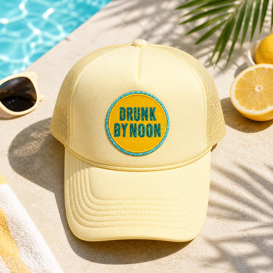Drunk By Noon Trucker Hat