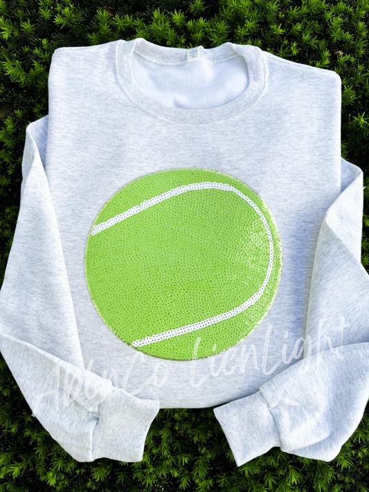 Tennis Ball Sequins Sweatshirt