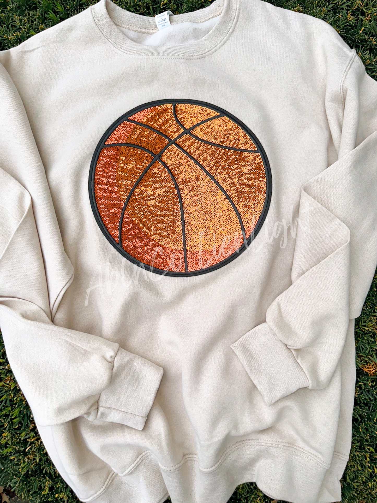 Basketball Sequin Patch