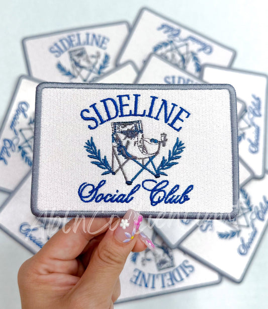 Sideline Social Club Embroidery Patch