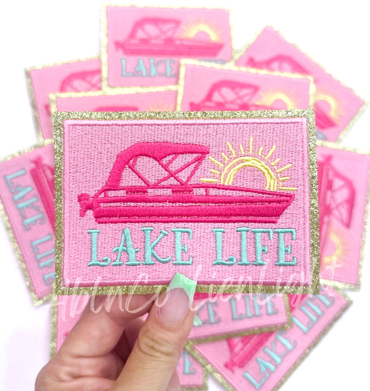 Lake Life Embroidery Patch