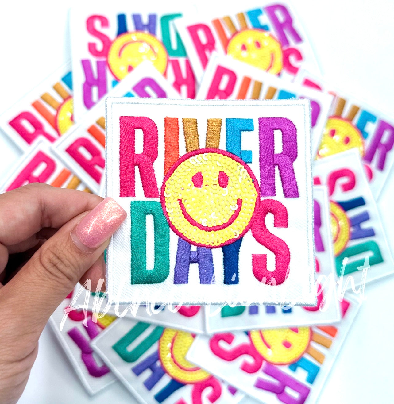 River Days Embroidery Patch