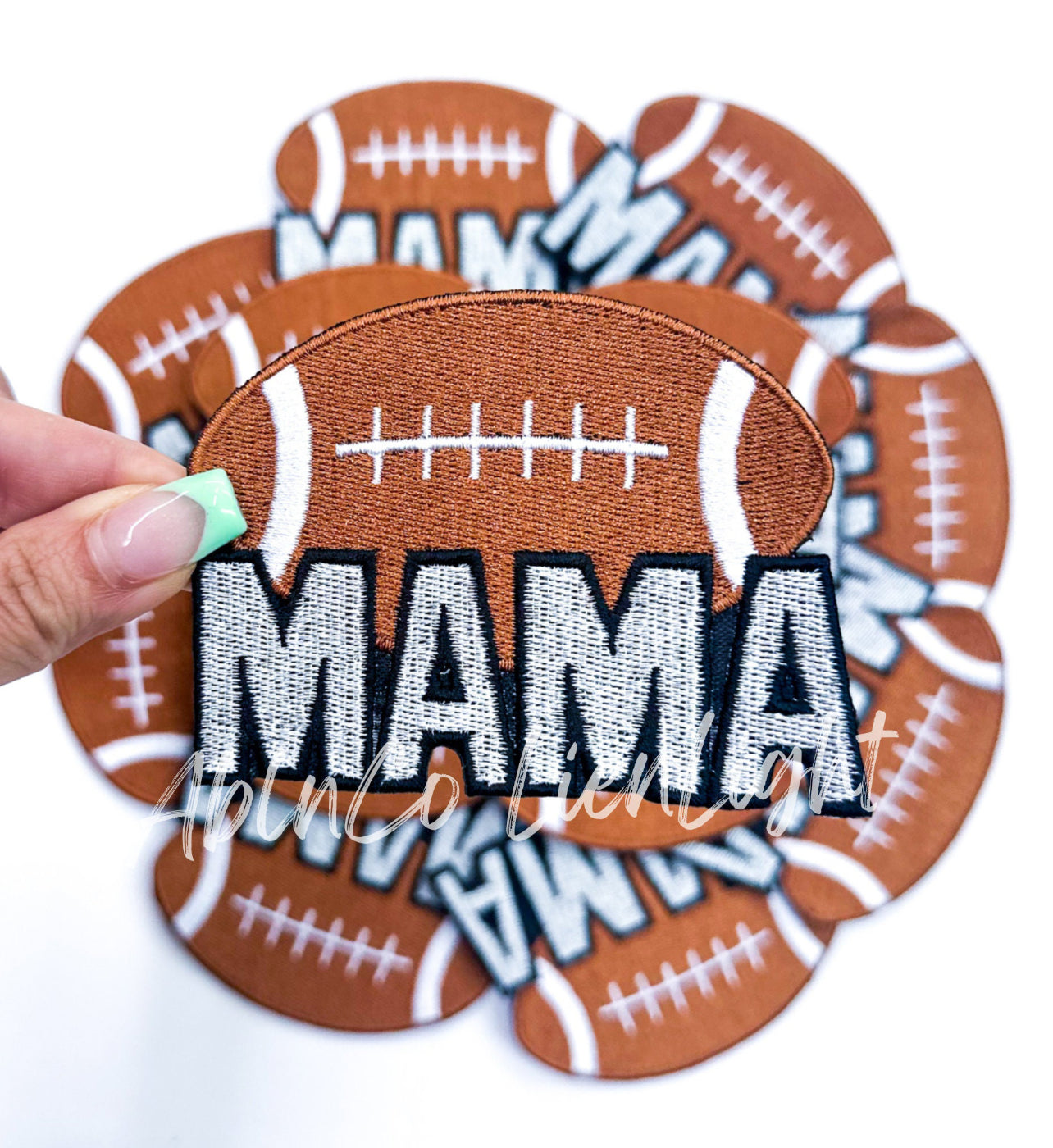 Football Mama Embroidery Patch