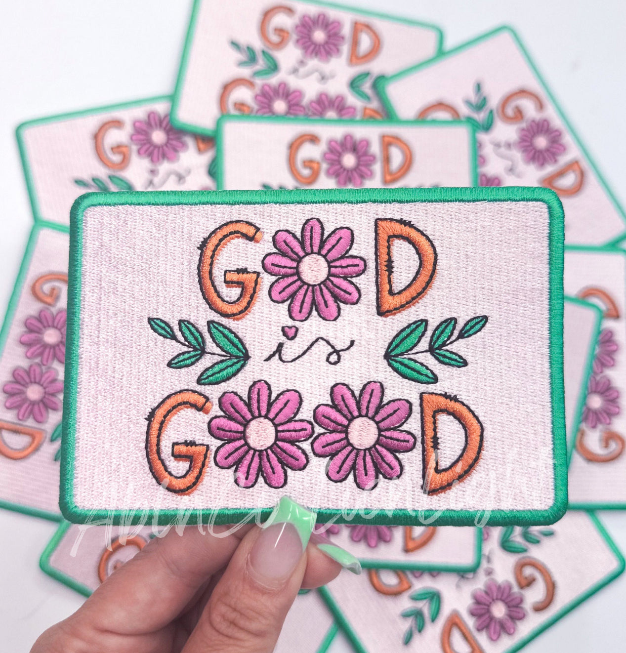 GOD is Good Embroidery Patch