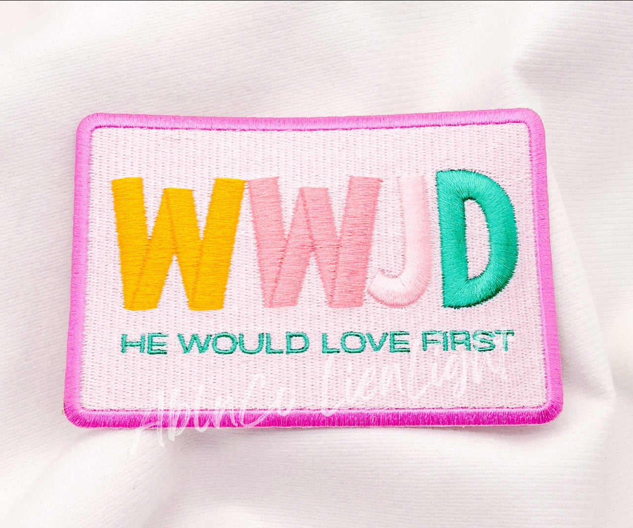 WWJD Embroidery Patch