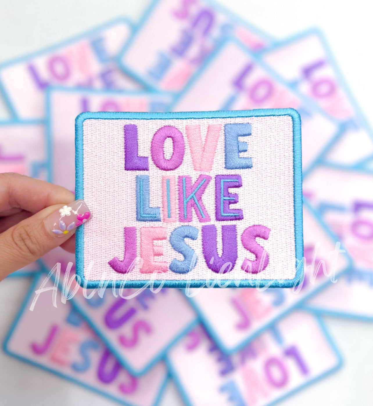 Love Like Jesus Embroidery Patch