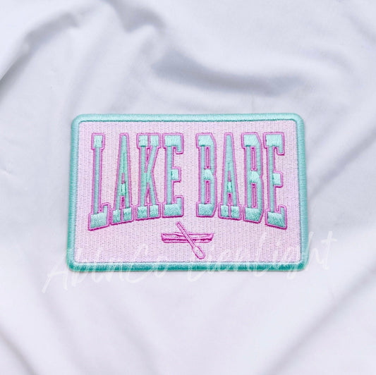 Lake Babe Embroidery Patch