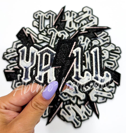 Y’all Cow Print Embroidery Patch