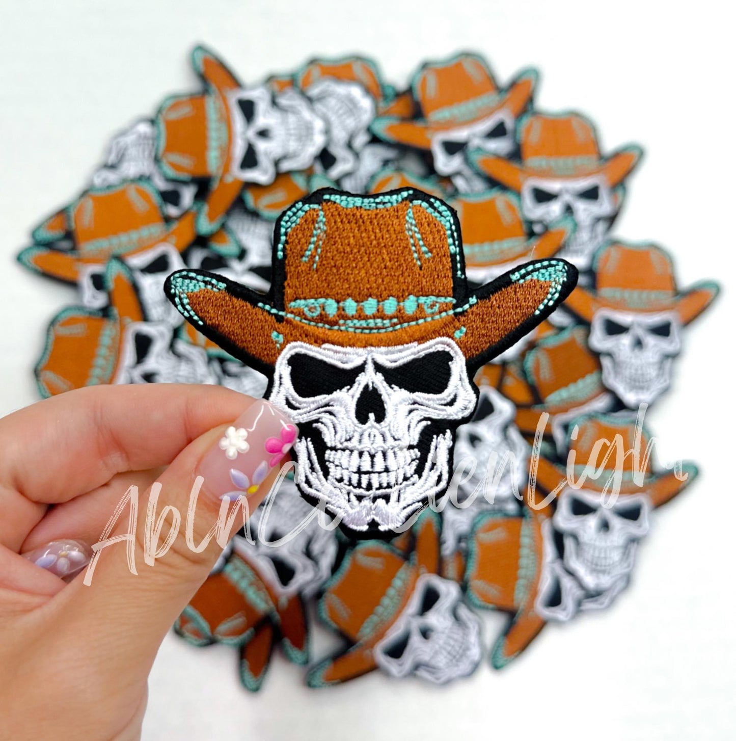 Cowboy Skull Embroidery Patch