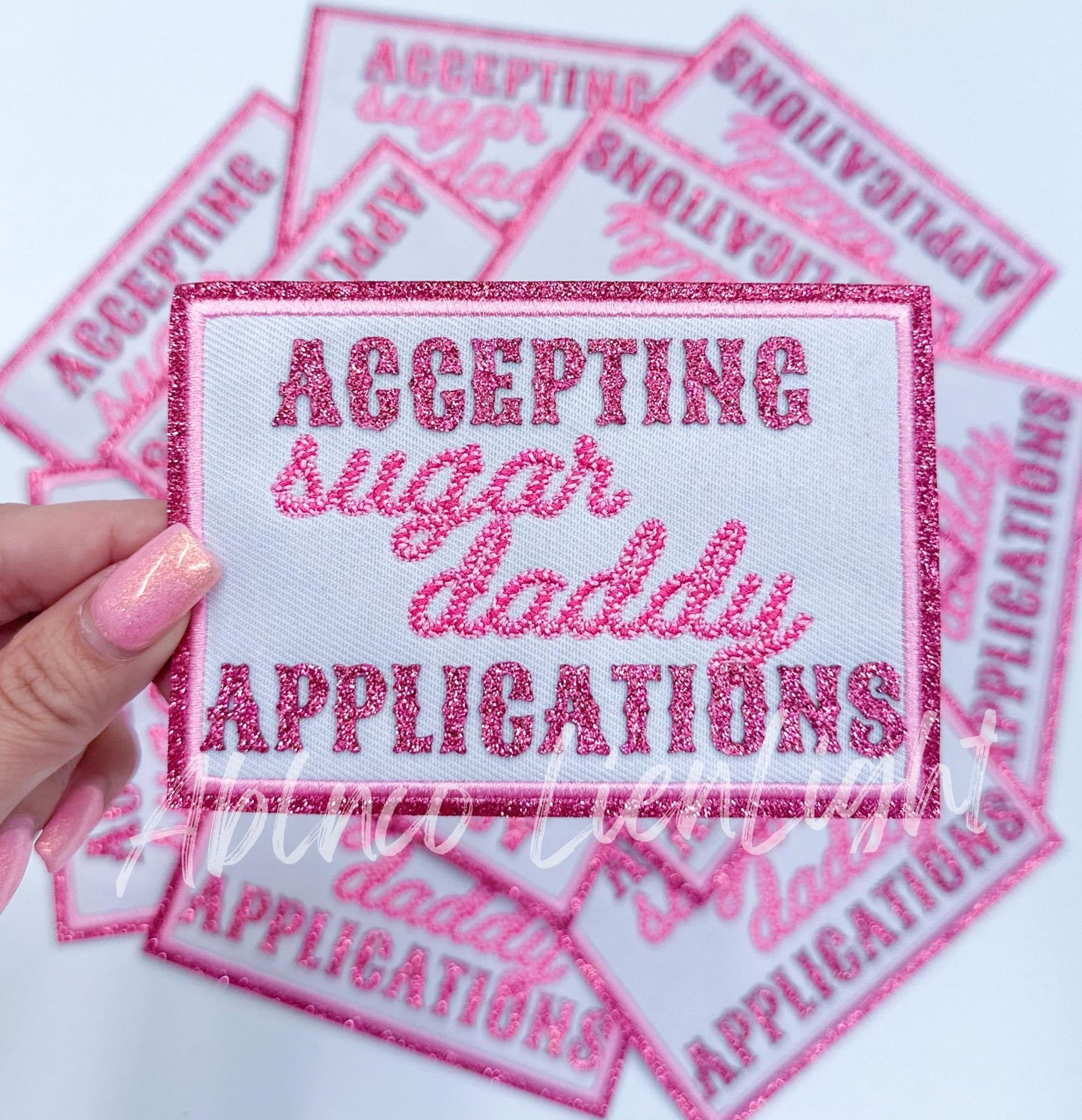 Accepting Sugar Daddy Applications Embroidery Patch