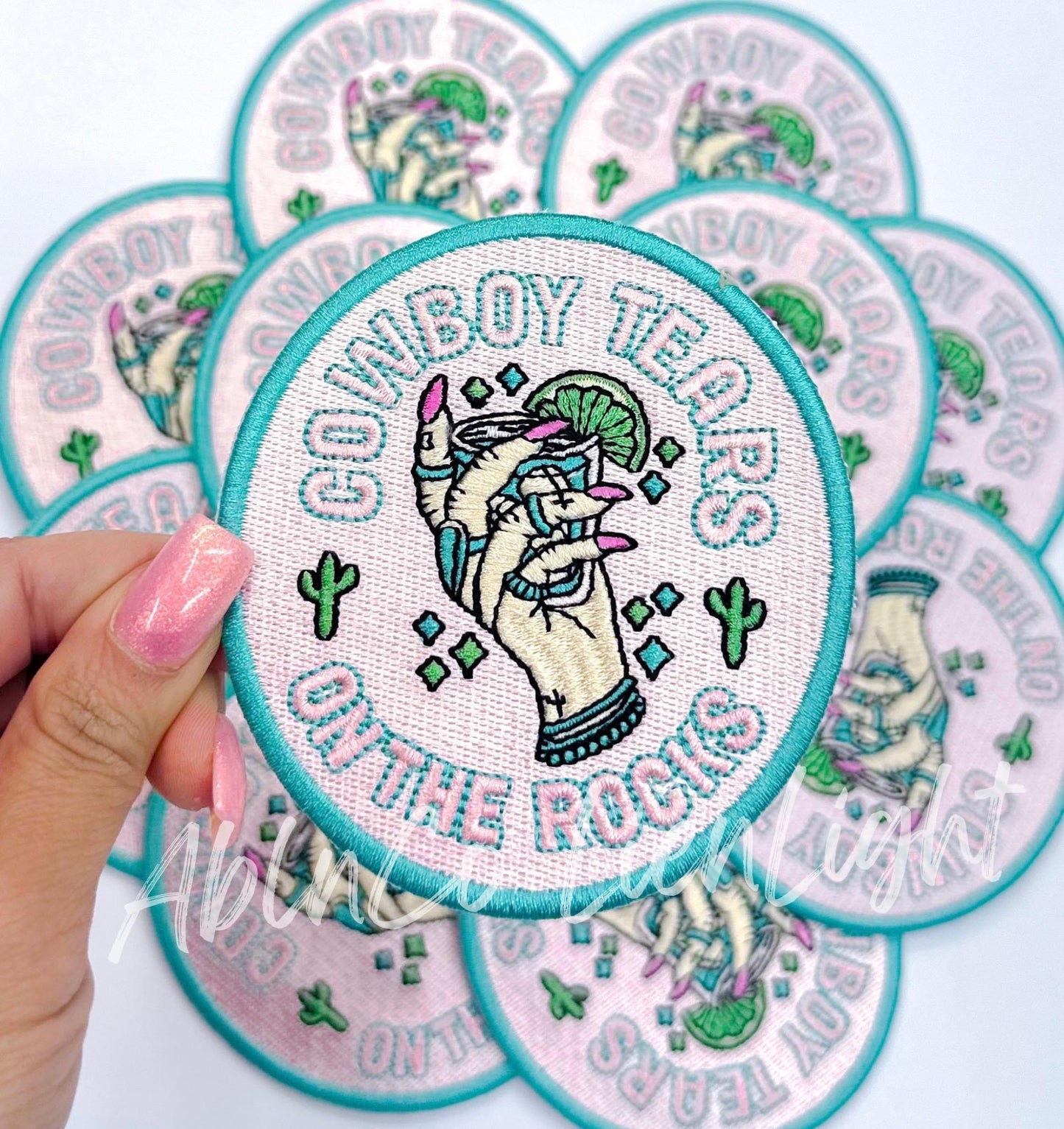 Cowboy Tears Embroidery Patch