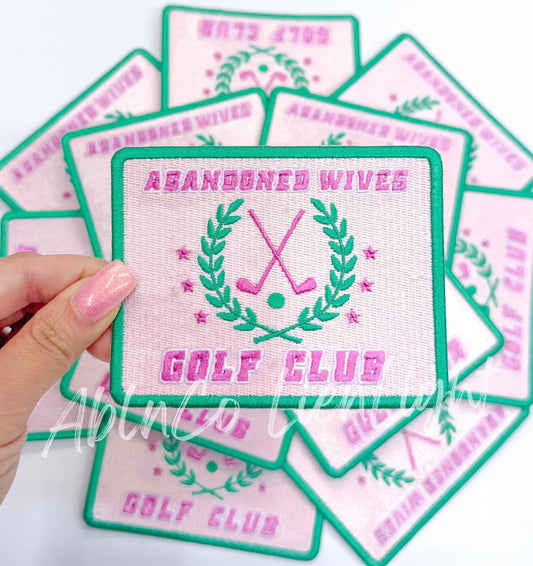 4” Abandoned Wives Golf Club Embroidery Patch