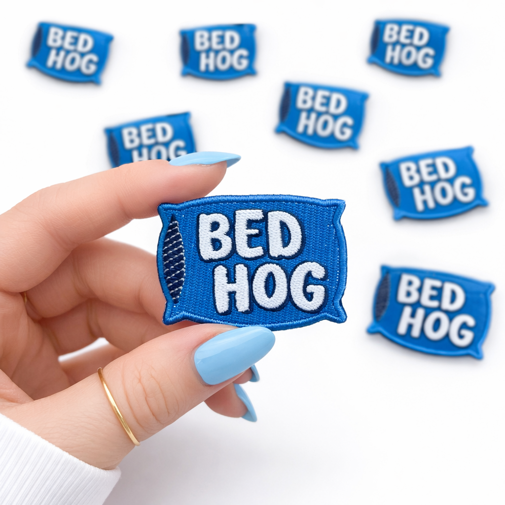 Bed Hog Embroidered Dog Patch