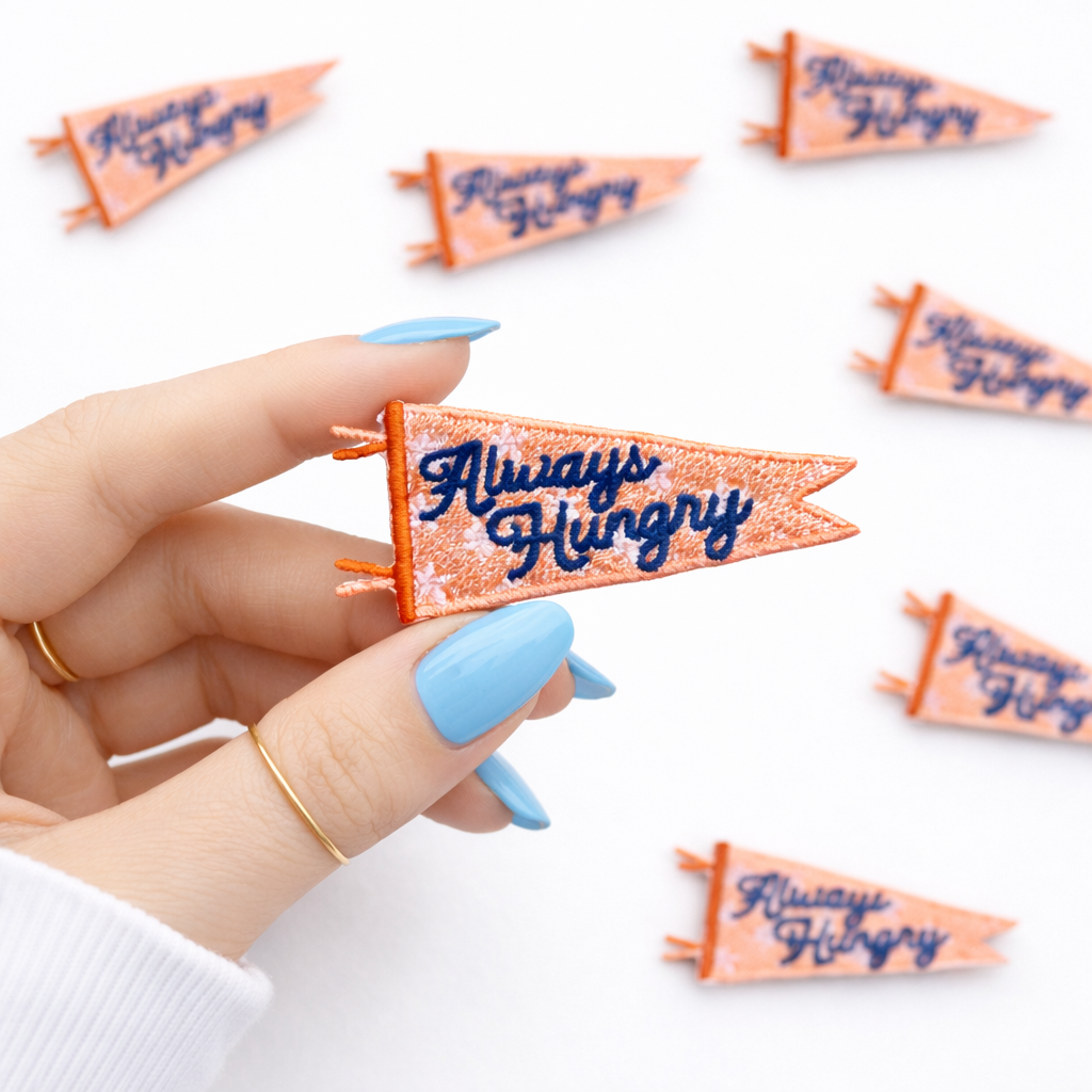 Always Hungry Embroidered Dog Patch