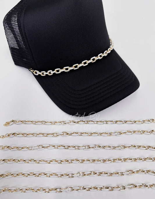 White Links Trucker Hat Chain